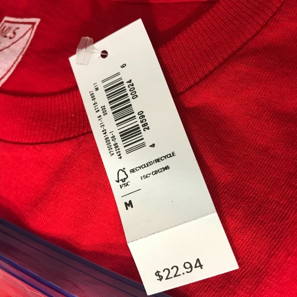Chicago Fire Official MLS Graphic Tee Red Unisex Size M - Picture 6 of 6